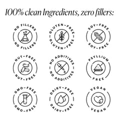Goodness Lover Better Gut smoothie-mix blends into a beverage with Slippery Elm