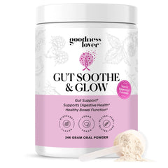 Goodness Lover Gut Soothe Glow bottle for daily digestive comfort