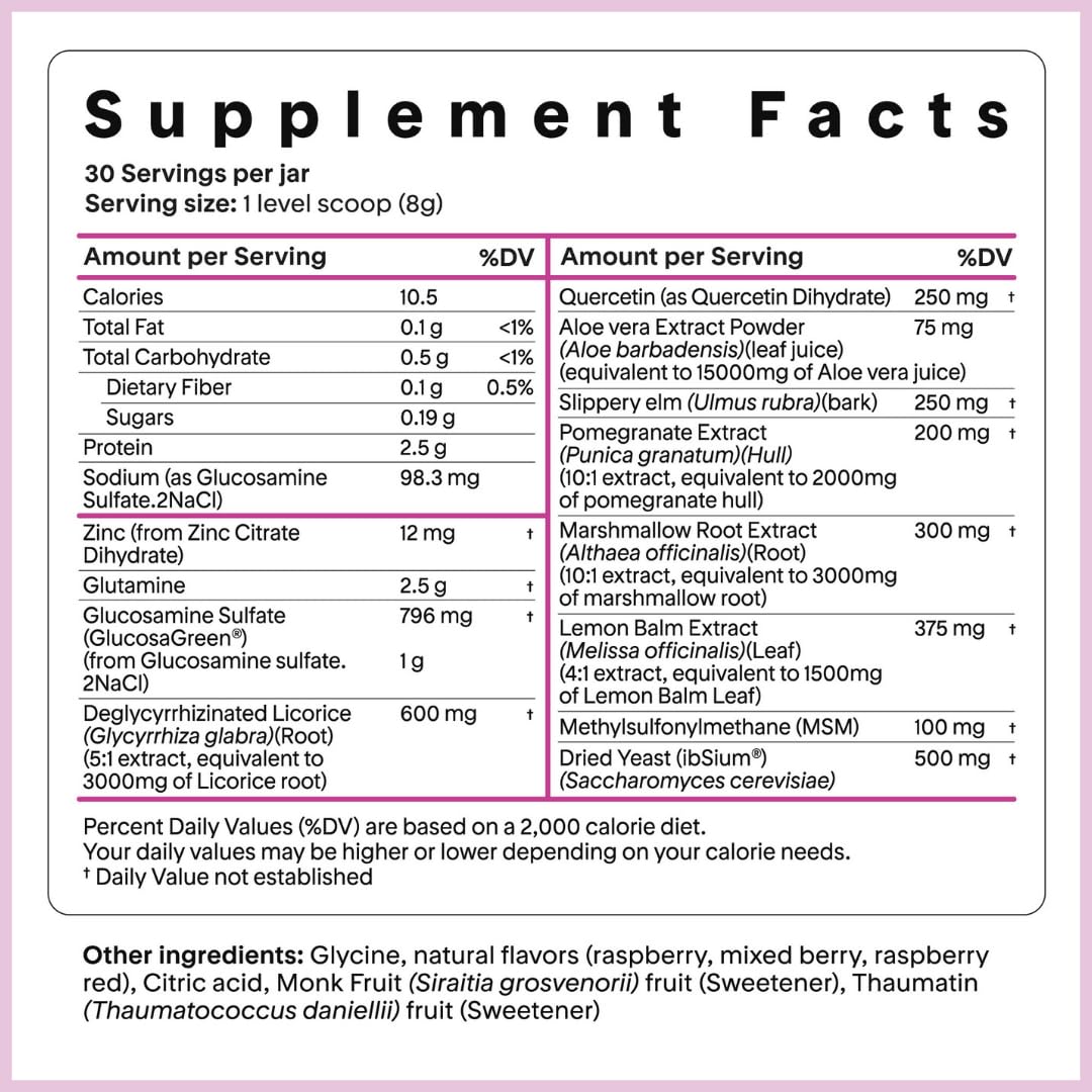 Goodness Lover Gut Soothe Glow measuring spoon for easy daily use