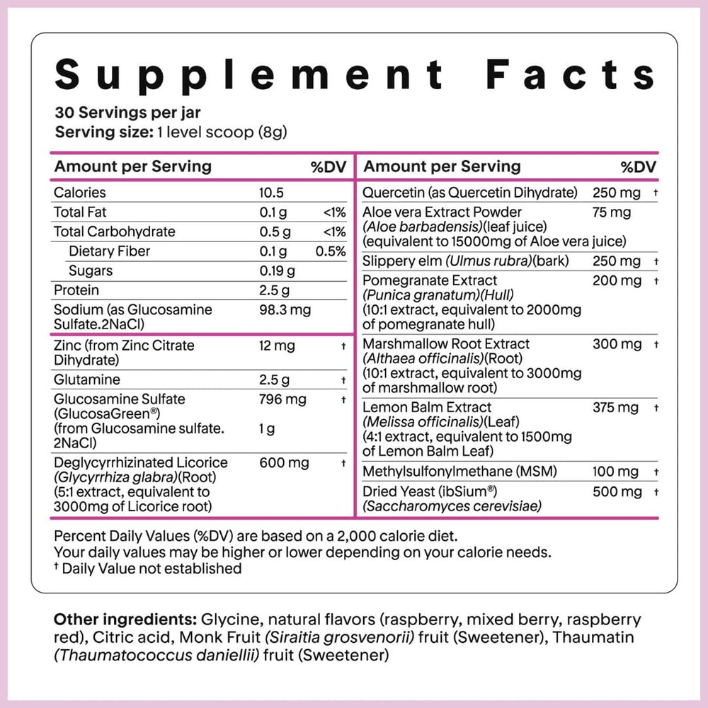 Goodness Lover Gut Soothe Glow measuring spoon for easy daily use