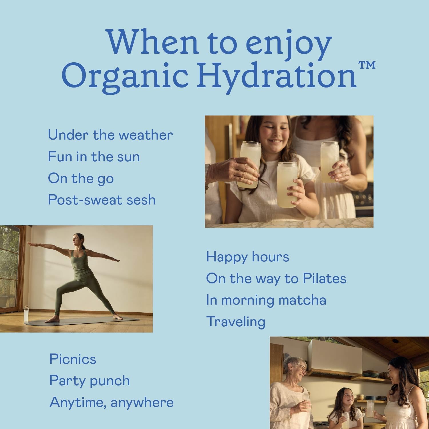 GOODONYA Organic Hydration stir-action in glass demonstrating quick mixing