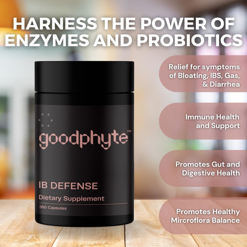 Goodphyte ingredients label shows mineral-rich formula for digestion.