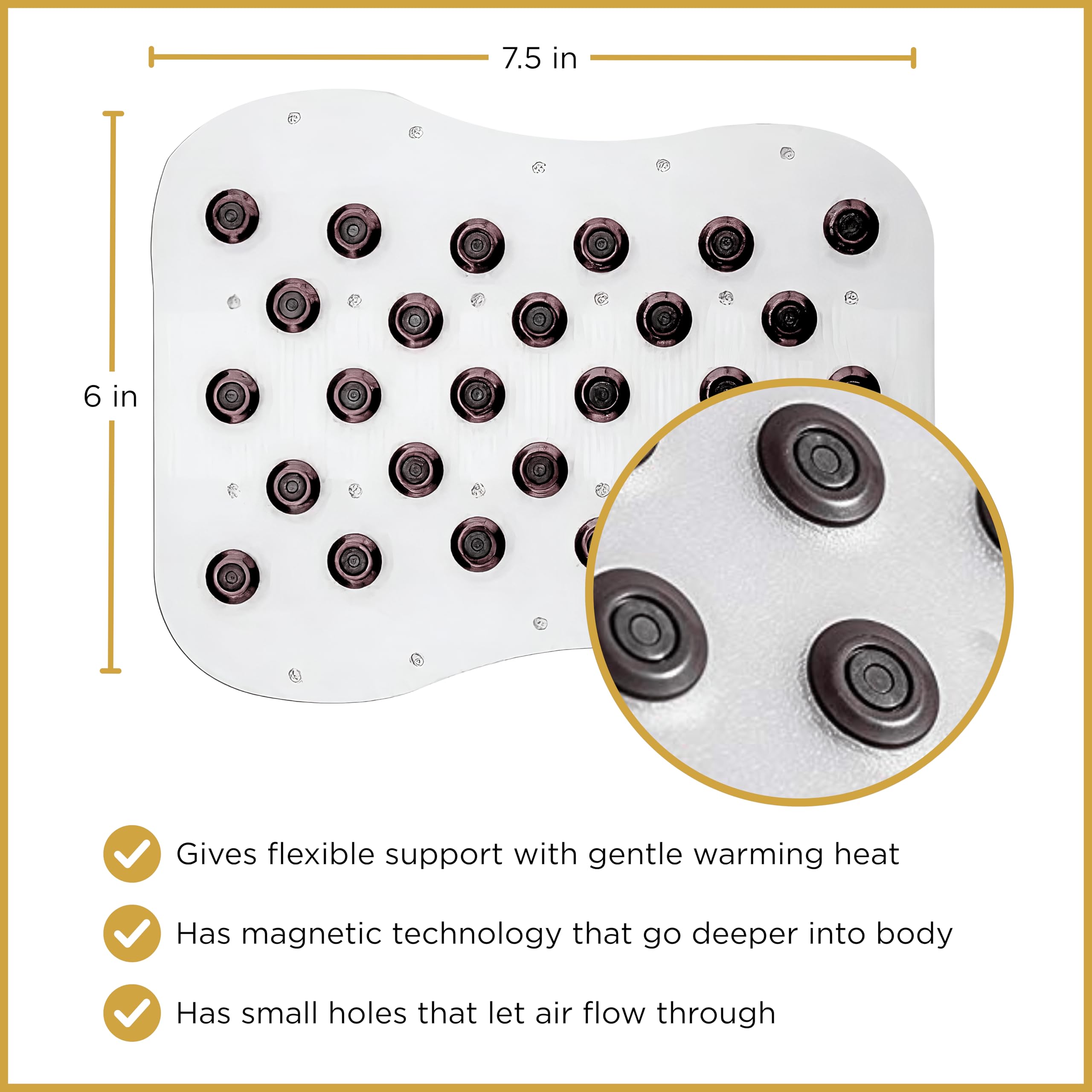 Goodscious back pad is easy to clean for long-term hygiene and freshness.