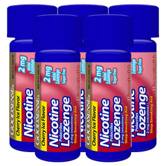 Lozenge resting on palm for discreet, on-the-go use