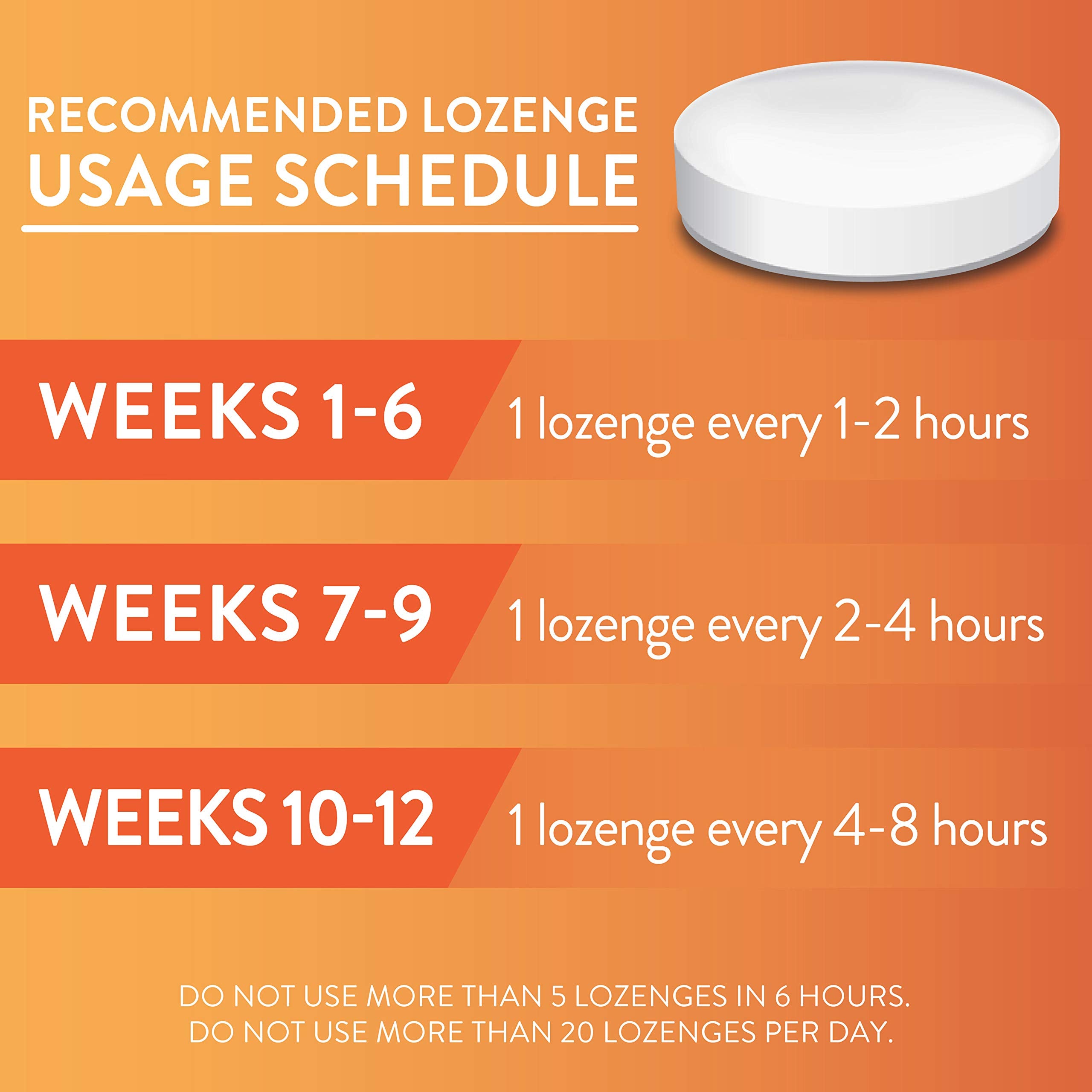 GoodSense nicotine lozenge 72-count bottle ready for quitting support.
