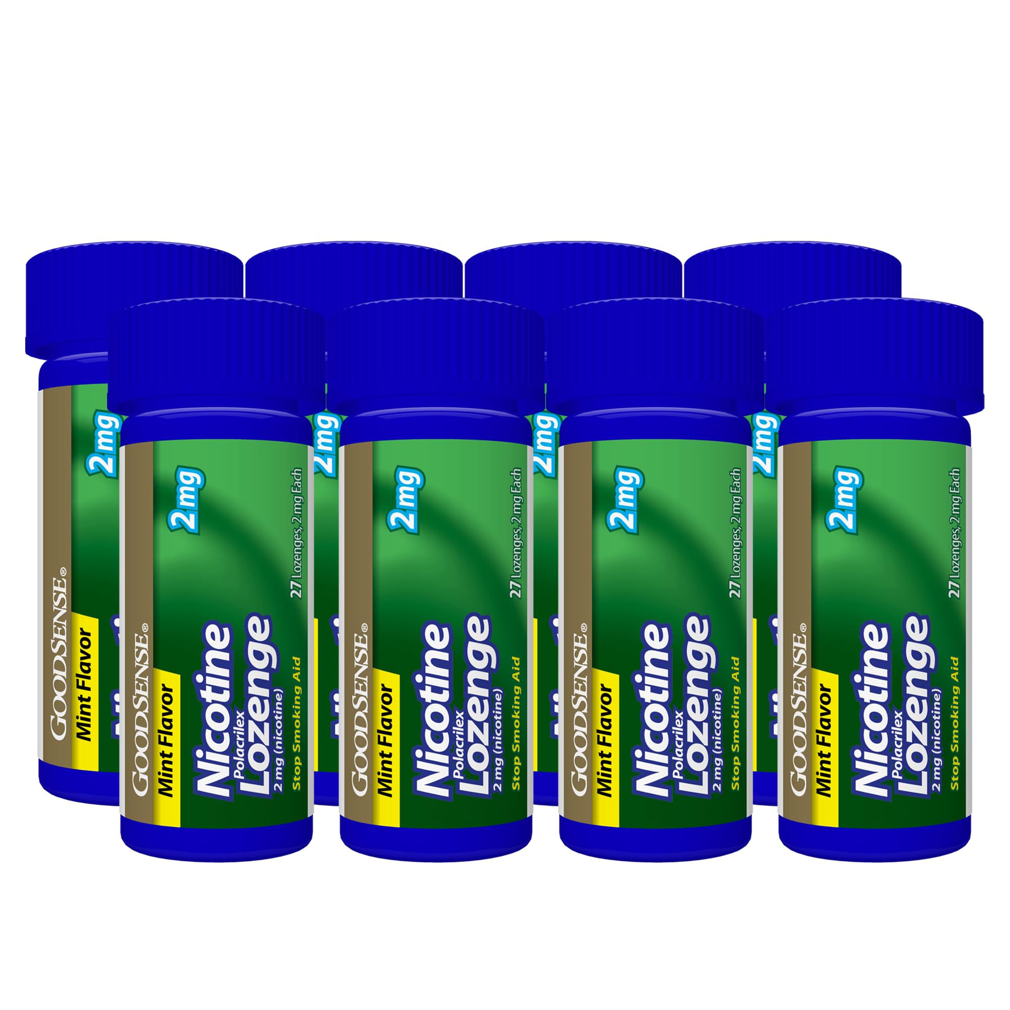 GoodSense Nicotine Lozenge mint hero shot suggests steady craving management.
