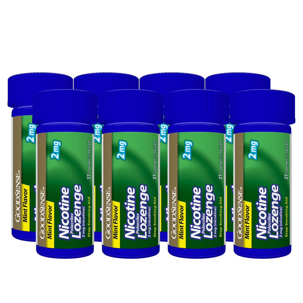 GoodSense Nicotine Lozenge mint hero shot suggests steady craving management.