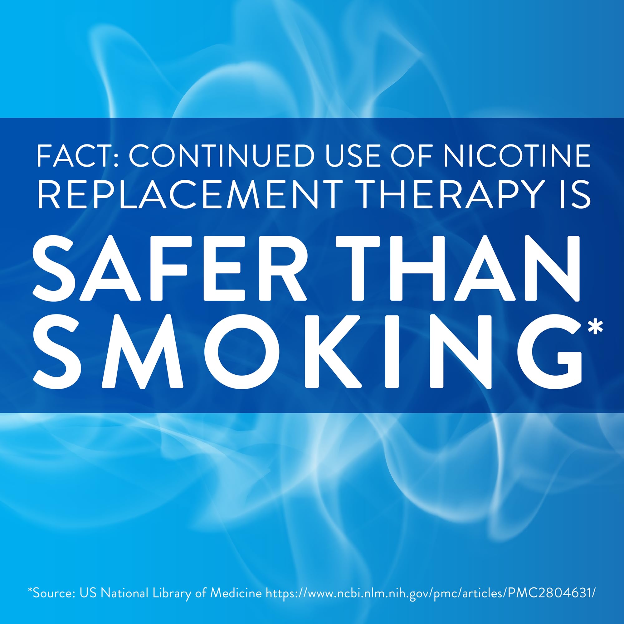 On-the-shelf display with GoodSense nicotine gum and label.