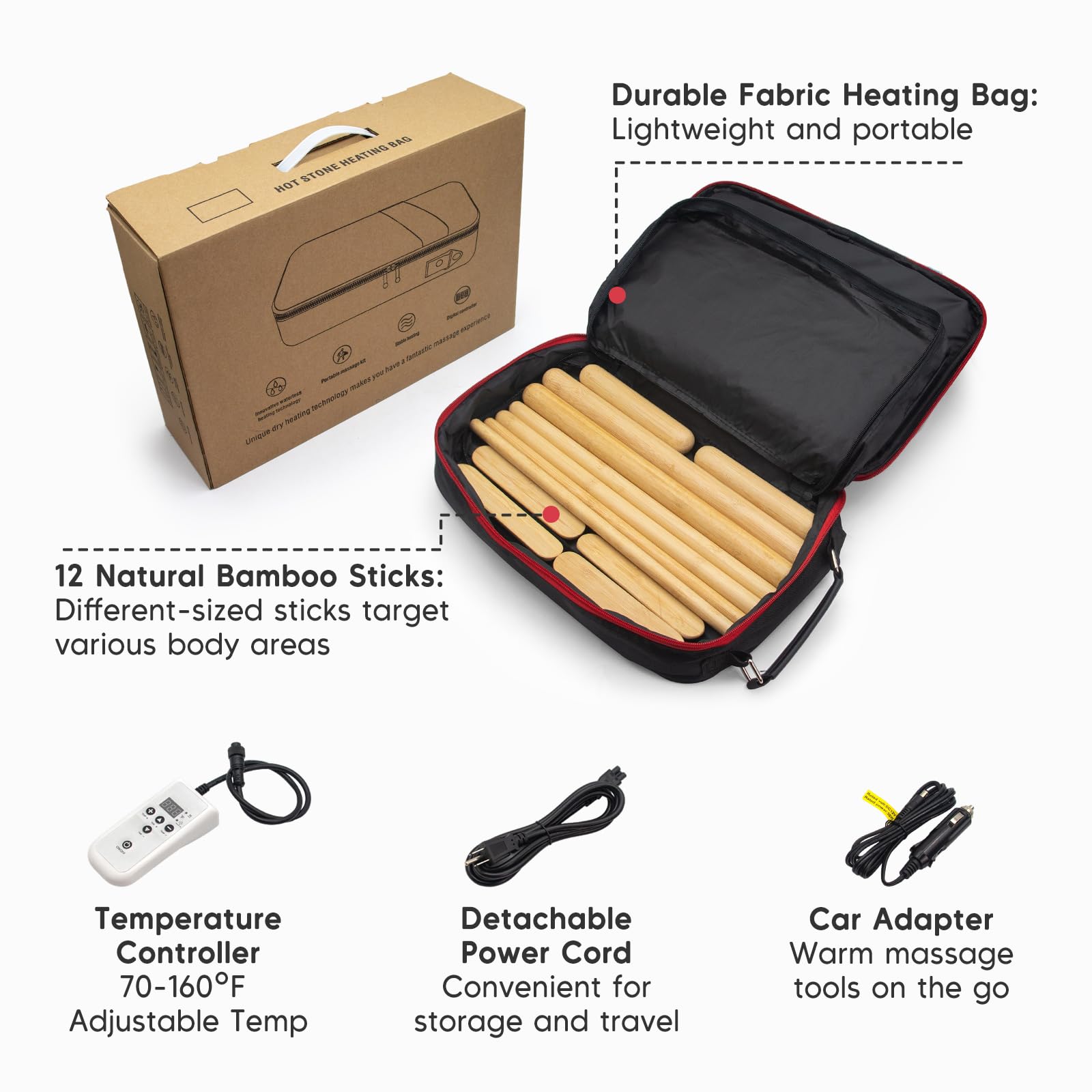 Goodtar deep relaxation bamboo massage offering deeper warmth and comfort