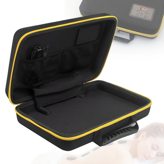 Goodtar hot stones warmer with case and cleanable EVA surface for easy maintenance.