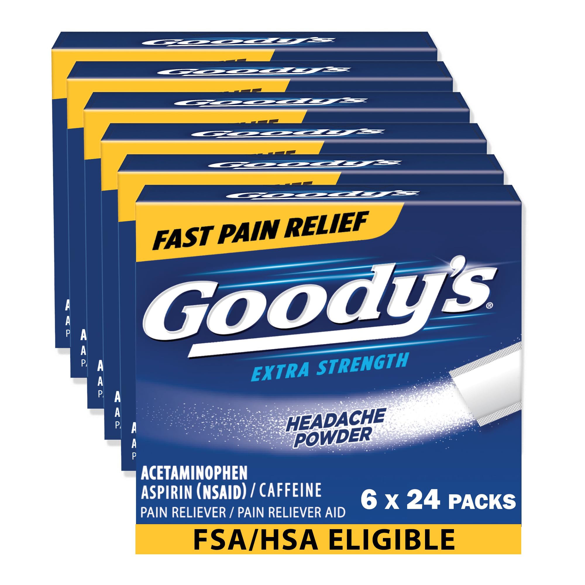 Goody’s Headache Powder stick-pack front for fast, portable relief