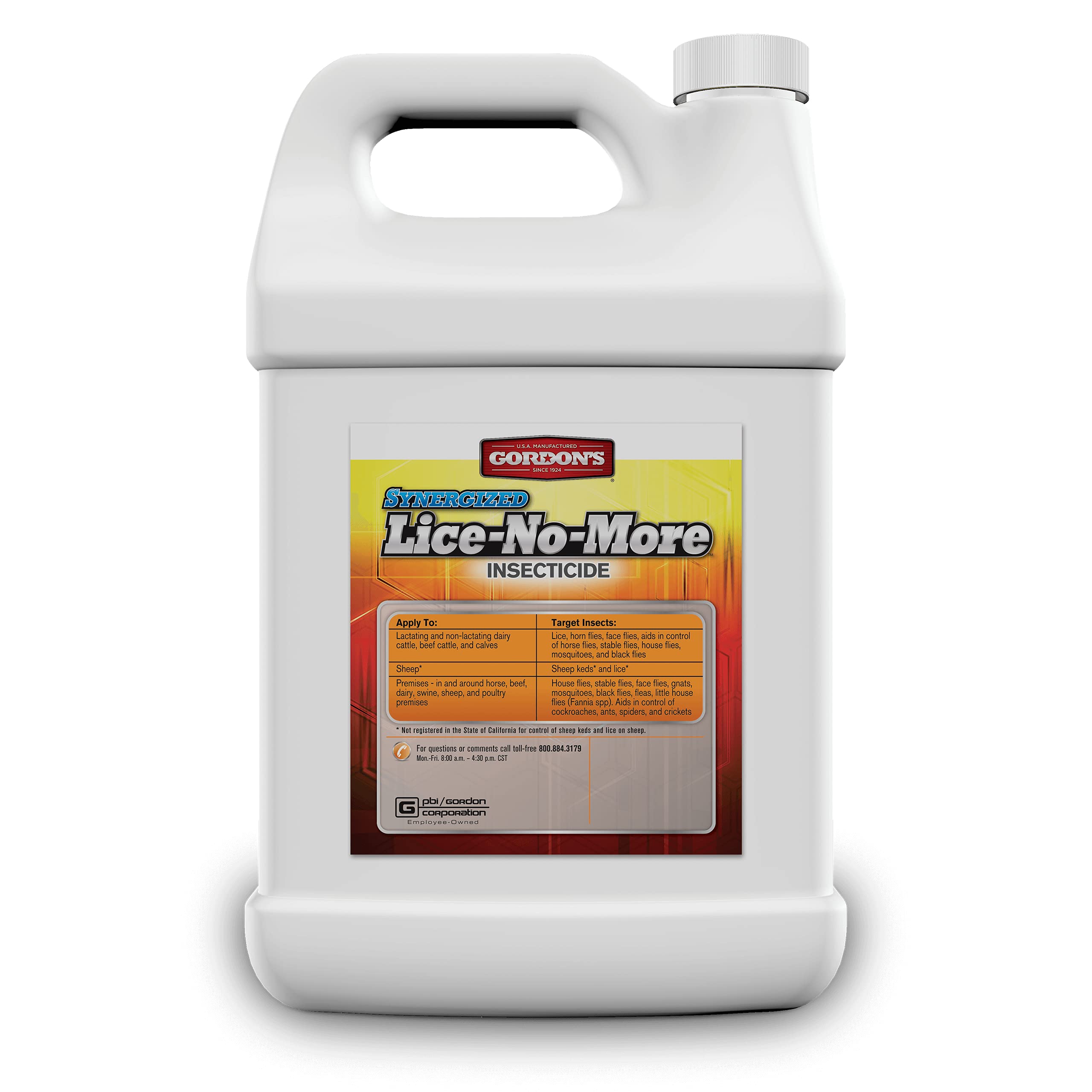 GORDON'S Syner Lice No More spray on sheep reduces pests and improves comfort.