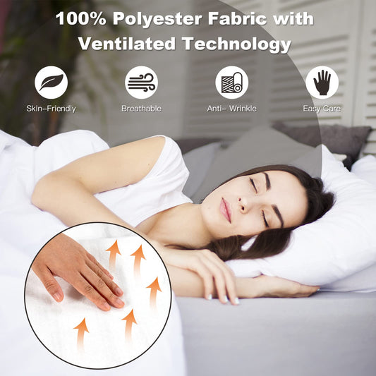 GORELAX dual-control setup enables independent warmth on each bed side.
