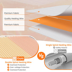 GORELAX machine-washable cover for easy cleaning after use.