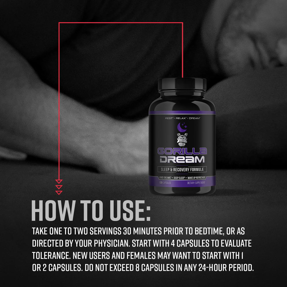 Dream scene suggesting restful sleep aided by Gorilla Mind Dream's comprehensive blend.