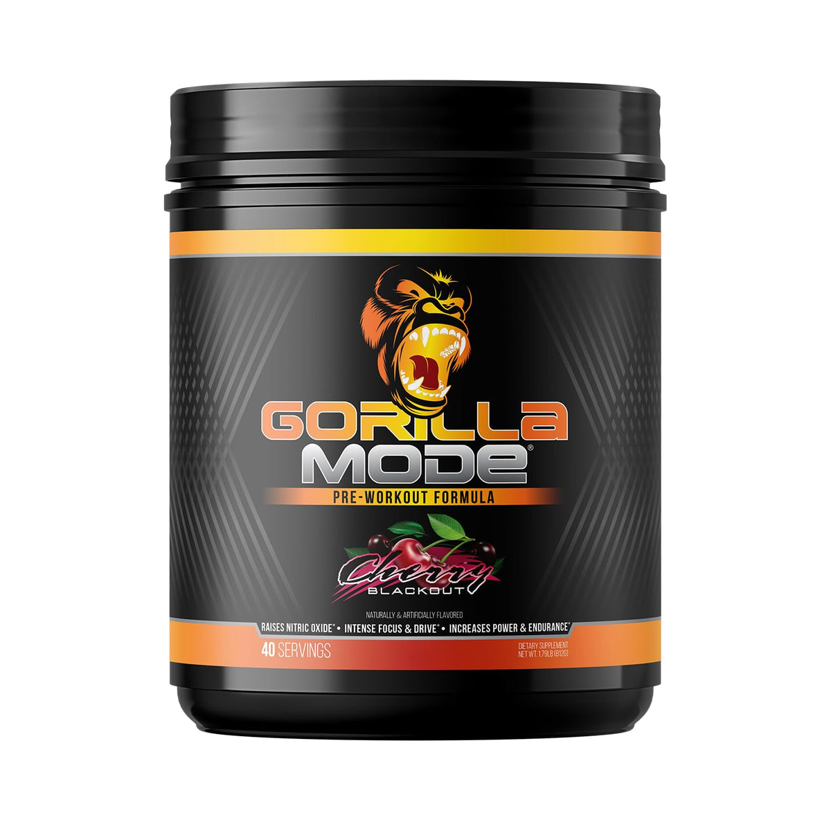 Gorilla Mind Gorilla Mode cherry bottle ready for a workout