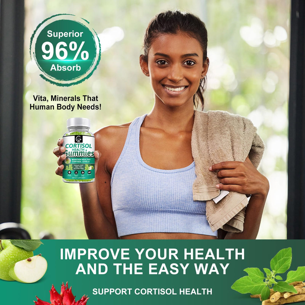 GORNVB Cortisol Gummies with Ashwagandha and L-Theanine ingredients