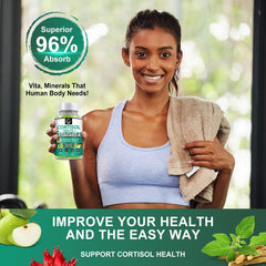 GORNVB Cortisol Gummies with Ashwagandha and L-Theanine ingredients