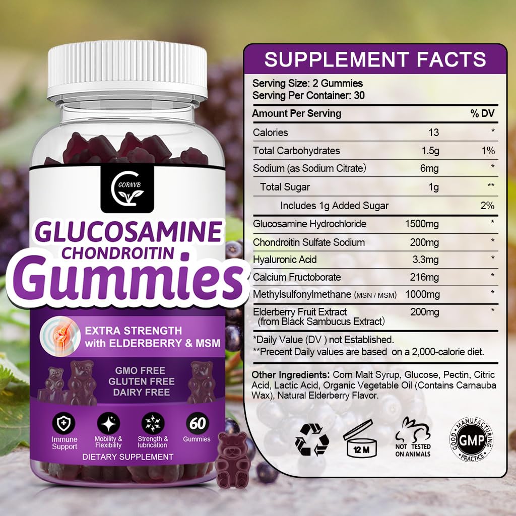 GORNVB gummies close-up highlighting berry flavor and chewy texture