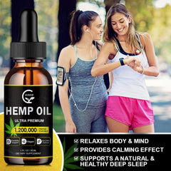 GORNVB Organic hemp oil certification badge emphasizing purity.