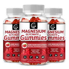 GORNVB magnesium glycinate gummies bottle for convenient daily use.