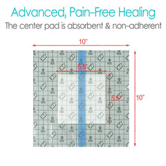 GoToHere bandage features a nonstick center pad for gentle removal.