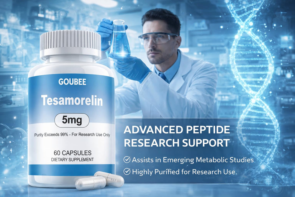 GOUBEE Tesamorelin bottle with tamper-evident seal for reliable storage