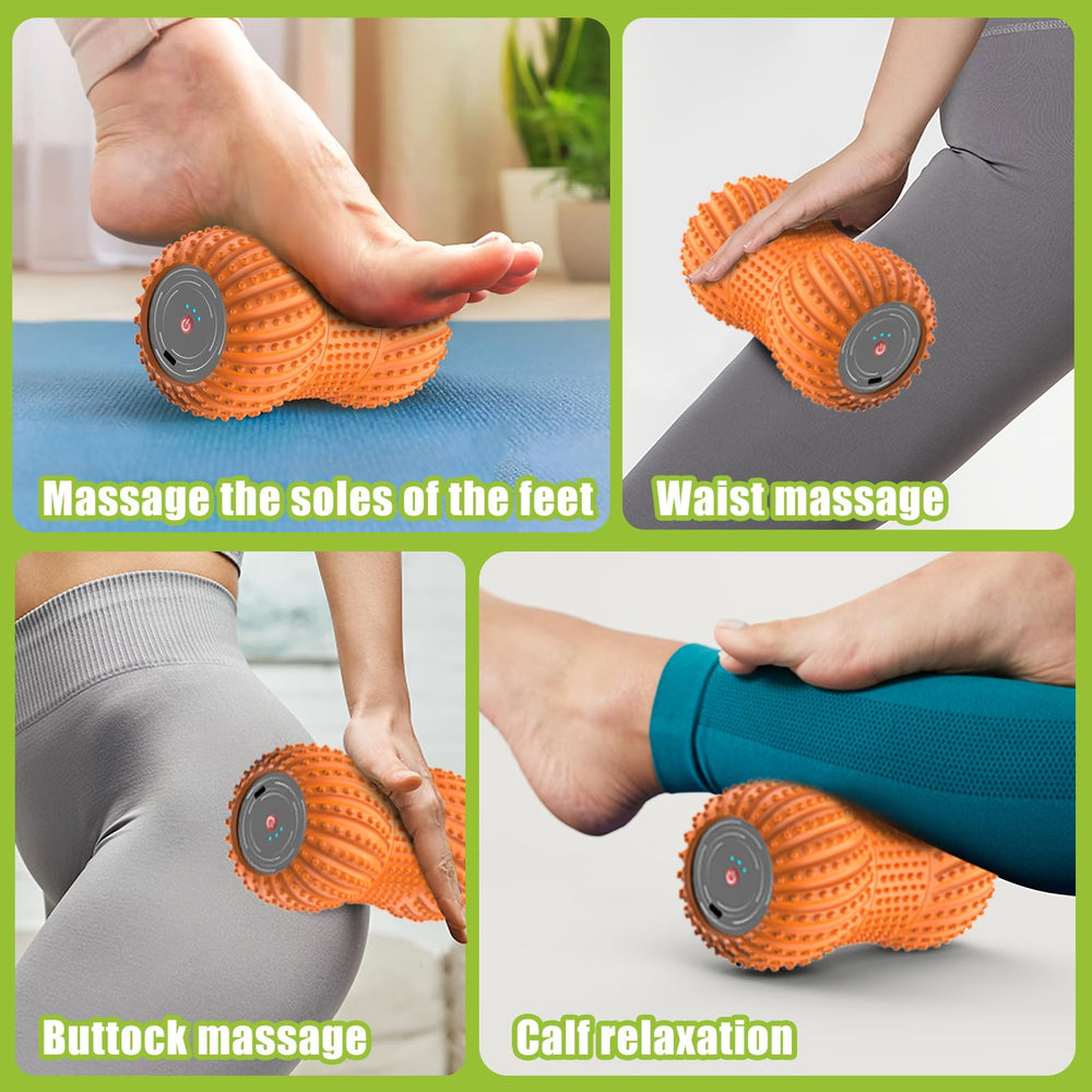GQLHYD deep tissue massage head targeting knots along spine and limbs