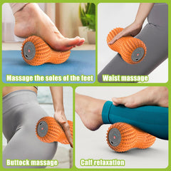 GQLHYD deep tissue massage head targeting knots along spine and limbs