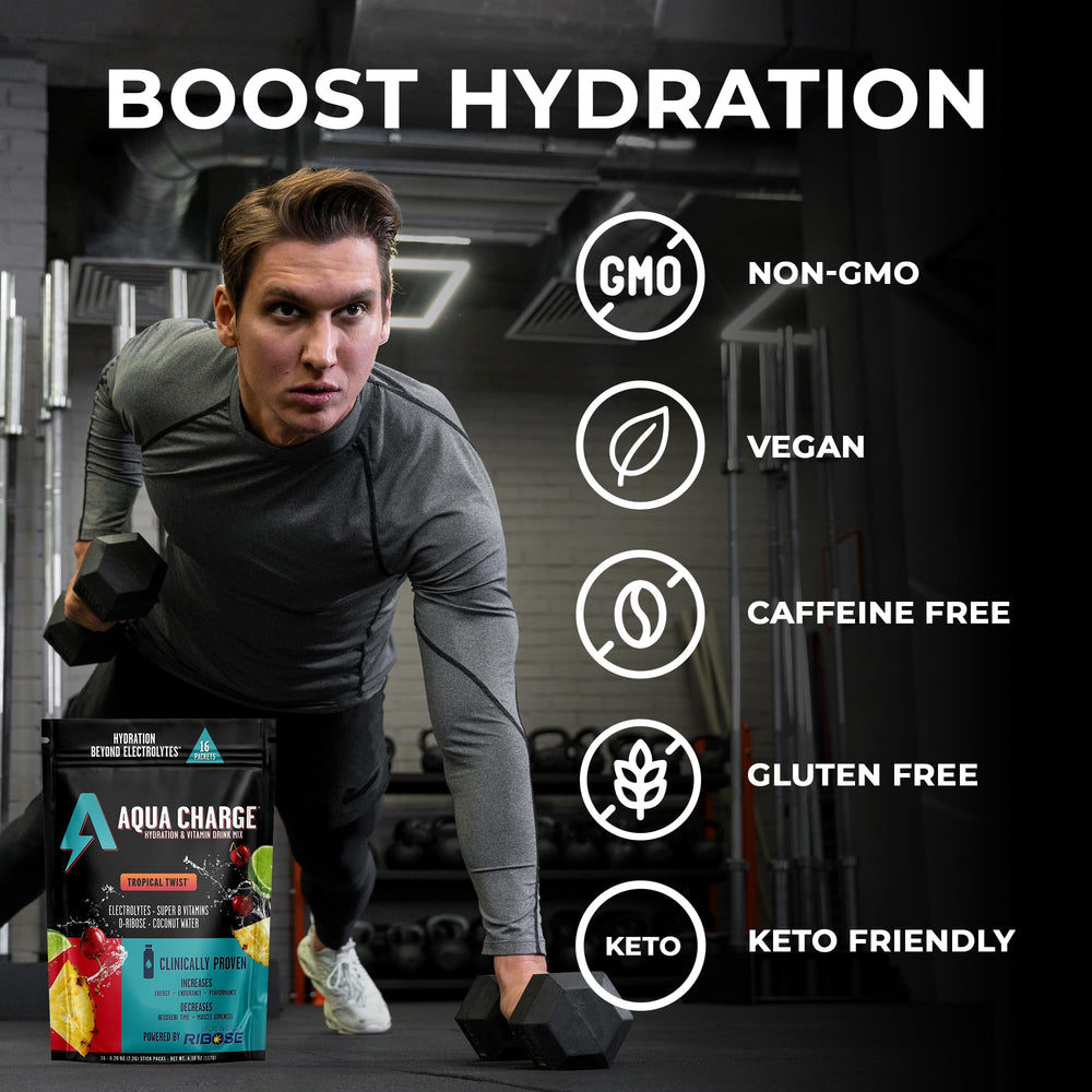 Front label highlights B vitamins and clean ingredients.