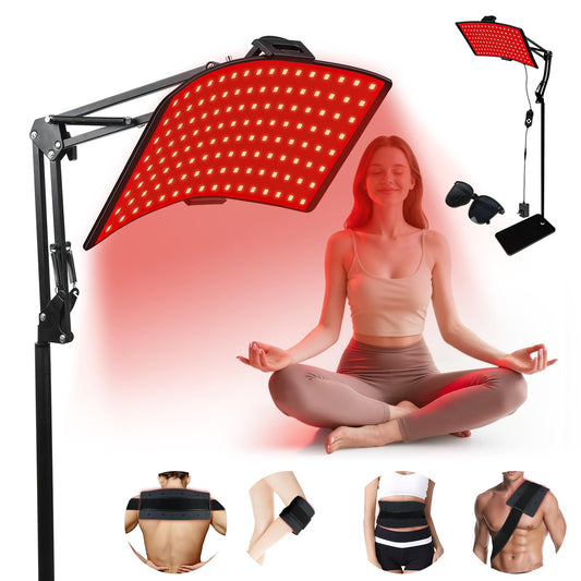 Gracekey red light therapy panel with quick clip for easy at-home sessions.