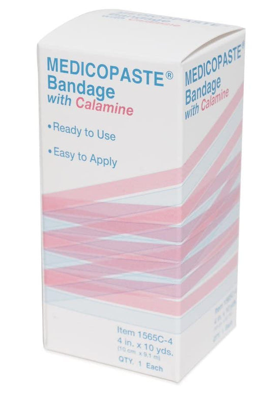 Grafco Medicopaste Bandage closeup highlighting cotton weave and calamine coating