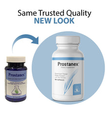 Graminex Prostanex Saw Palmetto feature illustrating plant-based prostate support.