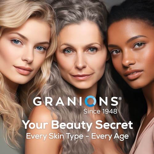 Granions glow-focused lifestyle shot suggests healthier skin, hair and nails.