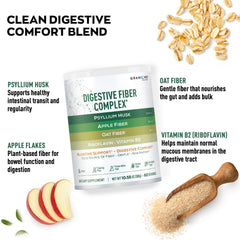 Granions Psyllium Husk Powder measuring spoon enables easy daily use.