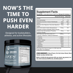 Granite Essential Amino Acids Powder Fruit Punch glass with shake demonstrates hydration support.