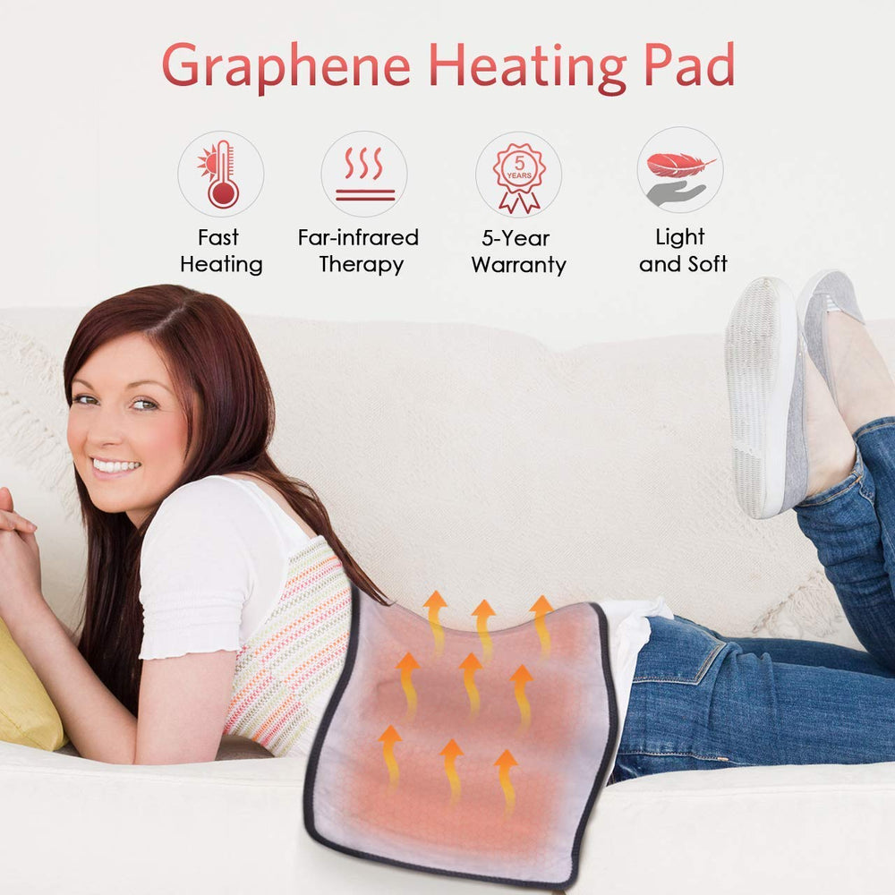 GRAPHENE TIMES close-up of ultra-soft microfiber cover emphasizes skin-friendly comfort