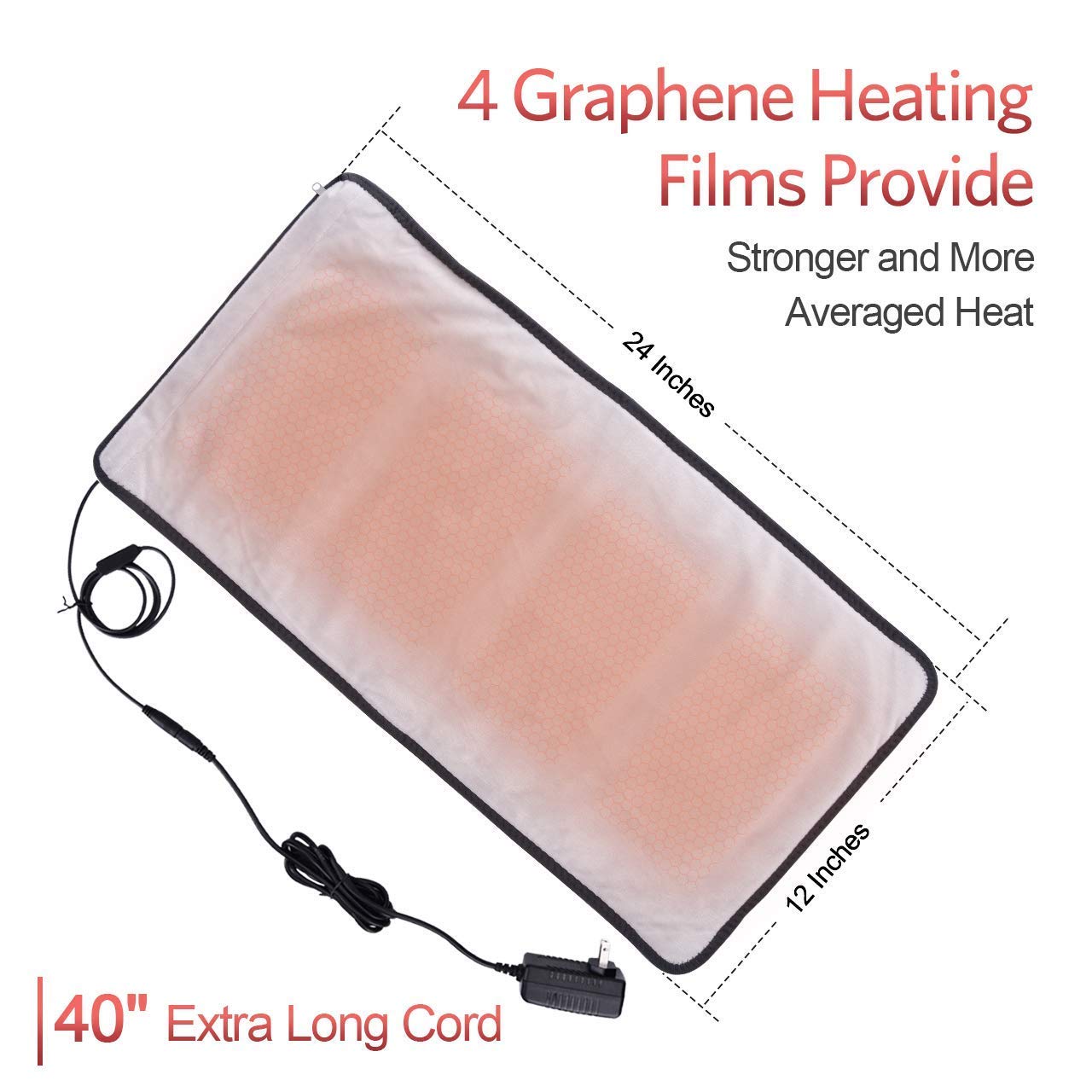 GRAPHENE TIMES removable cover shows easy washing for hygienic reuse