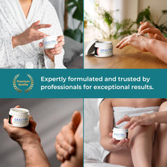 Graston sensitive skin friendly cream suitable for all skin types.