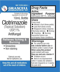 Graxcell topical application being rubbed onto affected skin.