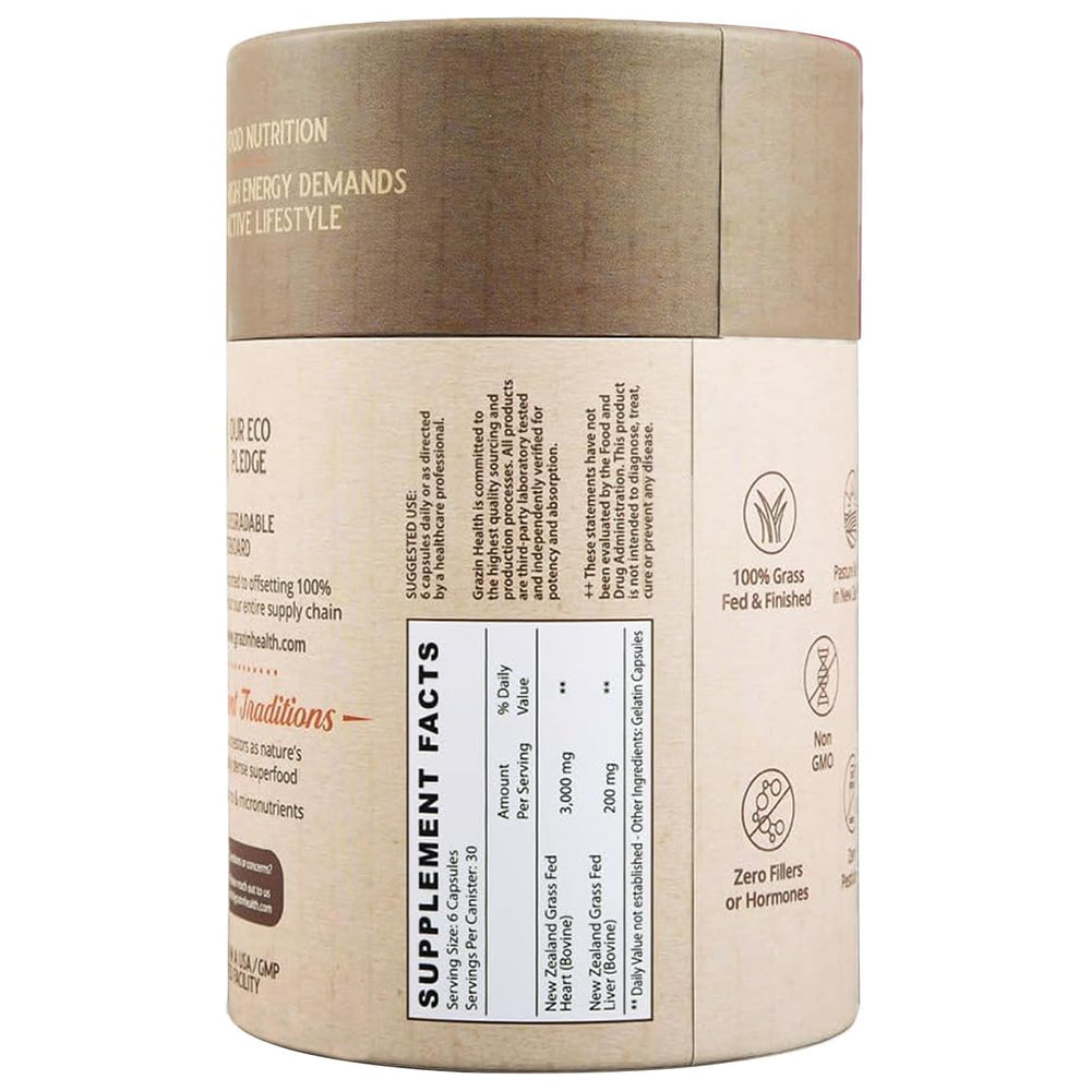 GRAZIN HEALTH zinc-selenium immune-support capsules highlight immune defense and cognitive clarity