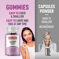GREABBY L-Glutamine gummies family-friendly use at home