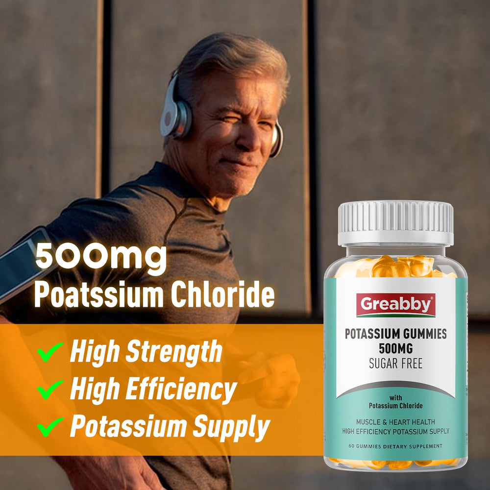 GREABBY gummies promote balanced energy and muscle support imagery.
