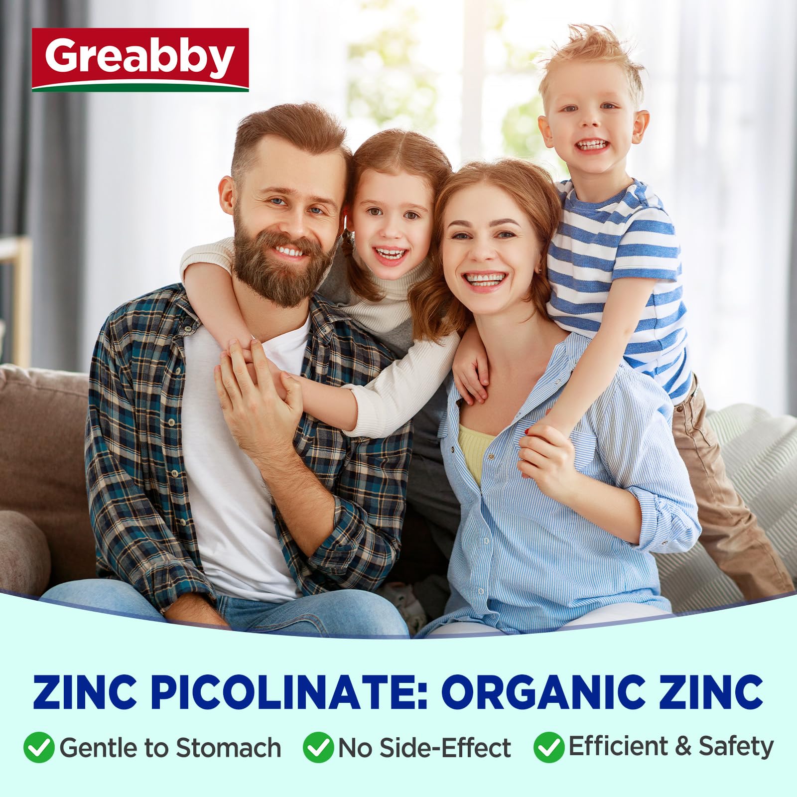 Greabby Zinc Gummies suit both kids and adults for daily zinc
