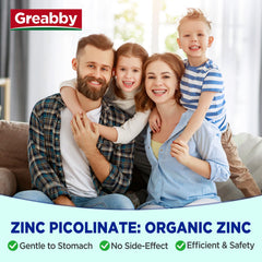 Greabby Zinc Gummies suit both kids and adults for daily zinc