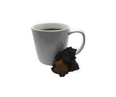 Great Lakes Treats Wild foraged chaga, ideal for mushroom-based elixirs.
