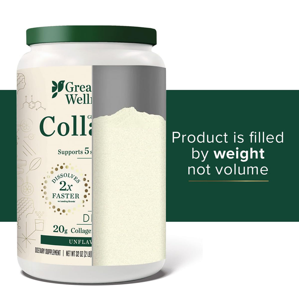 32-ounce tub provides long-term supply for regular use of collagen peptides.