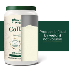 32-ounce tub provides long-term supply for regular use of collagen peptides.