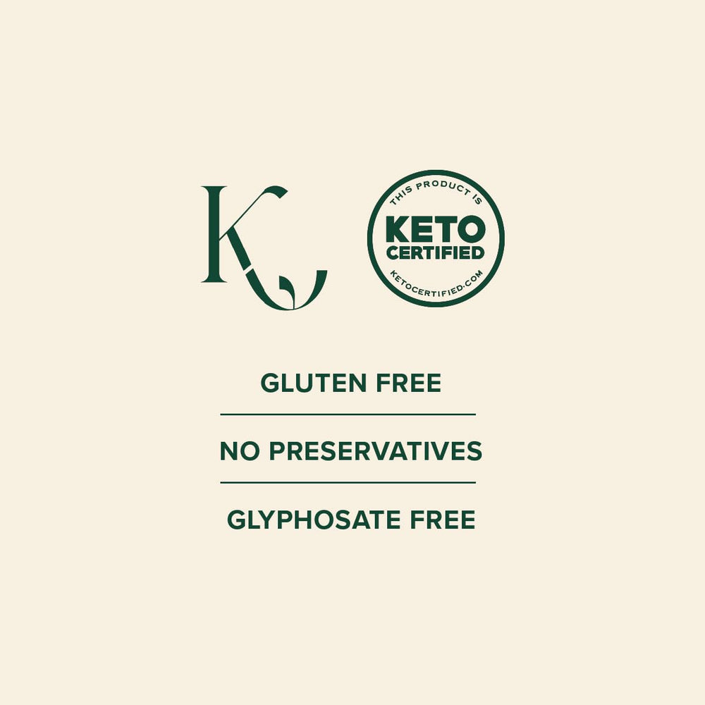 Great Lakes Wellness Keto Boost vanilla jar close-up emphasizes rich flavor