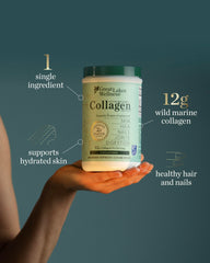 Great Lakes Wellness MSC-certified marine collagen label on bottle